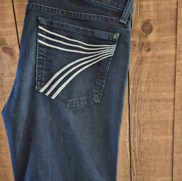 7 For All Mankind Indigo Dojo Jeans - Picture 2 of 4